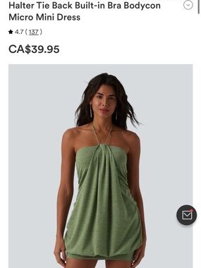HALARA Strapless Gathered Front Micro Mini Dress in Green